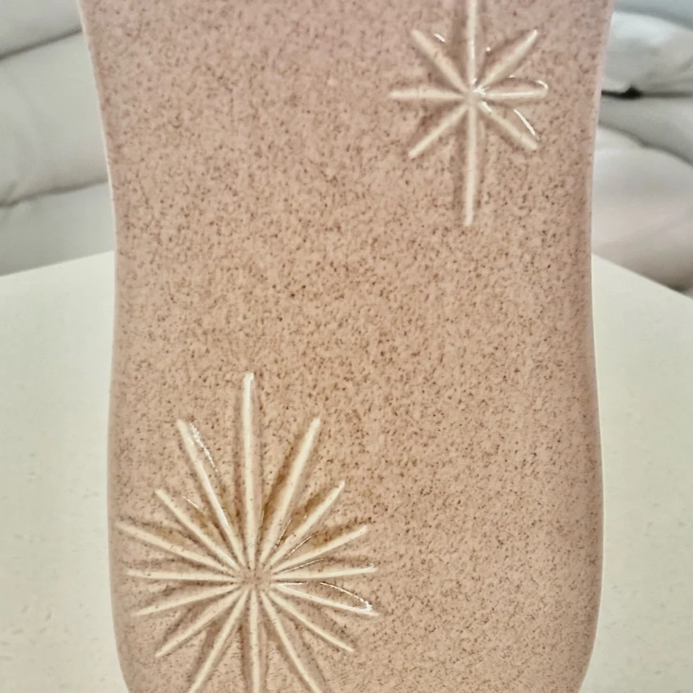 RARE! Mid Century Charles Murphy X Red Wing USAPottery Vase M-1570 Pink Speckle
